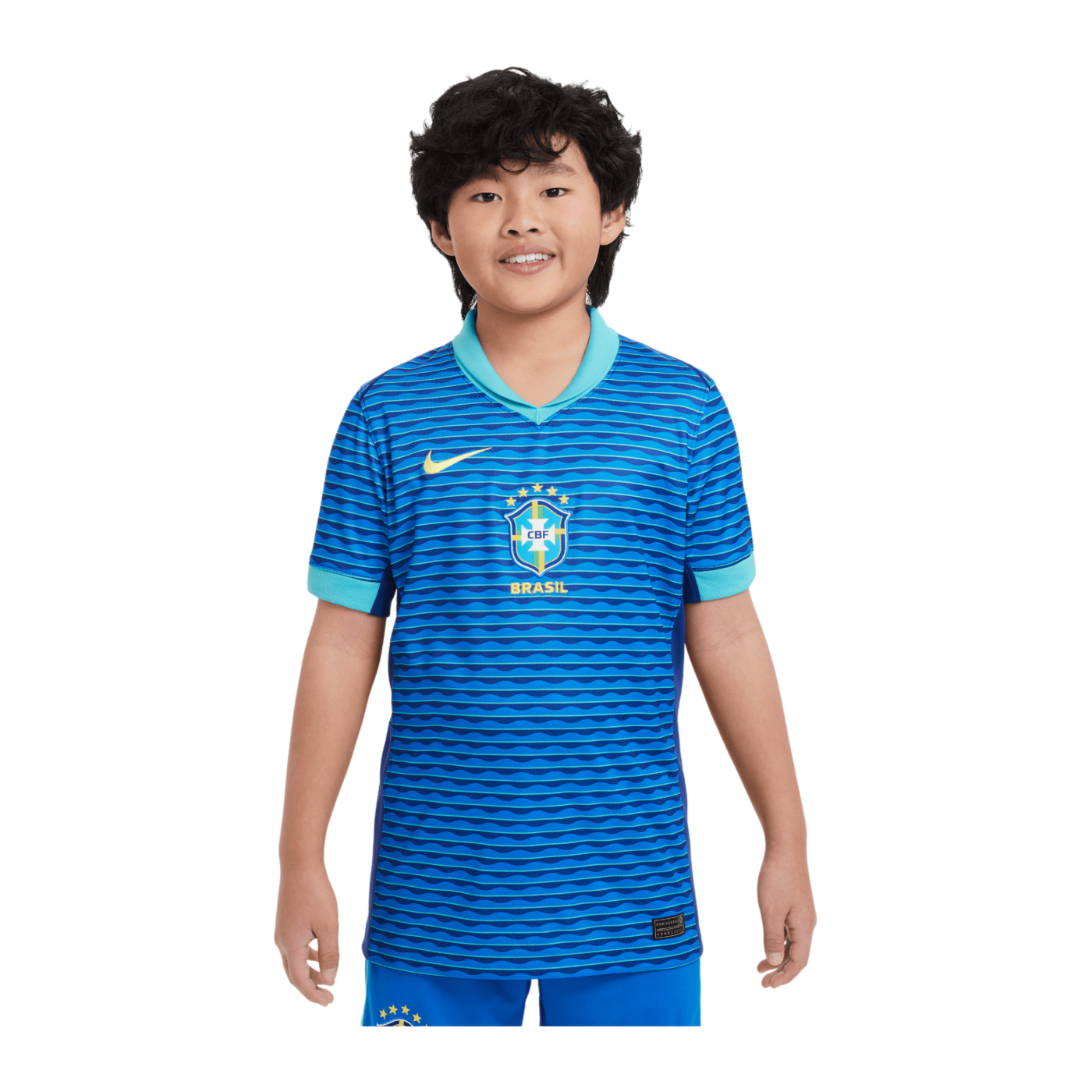 Nike Brasilien Trikot Away 2024 Kids Blau F458