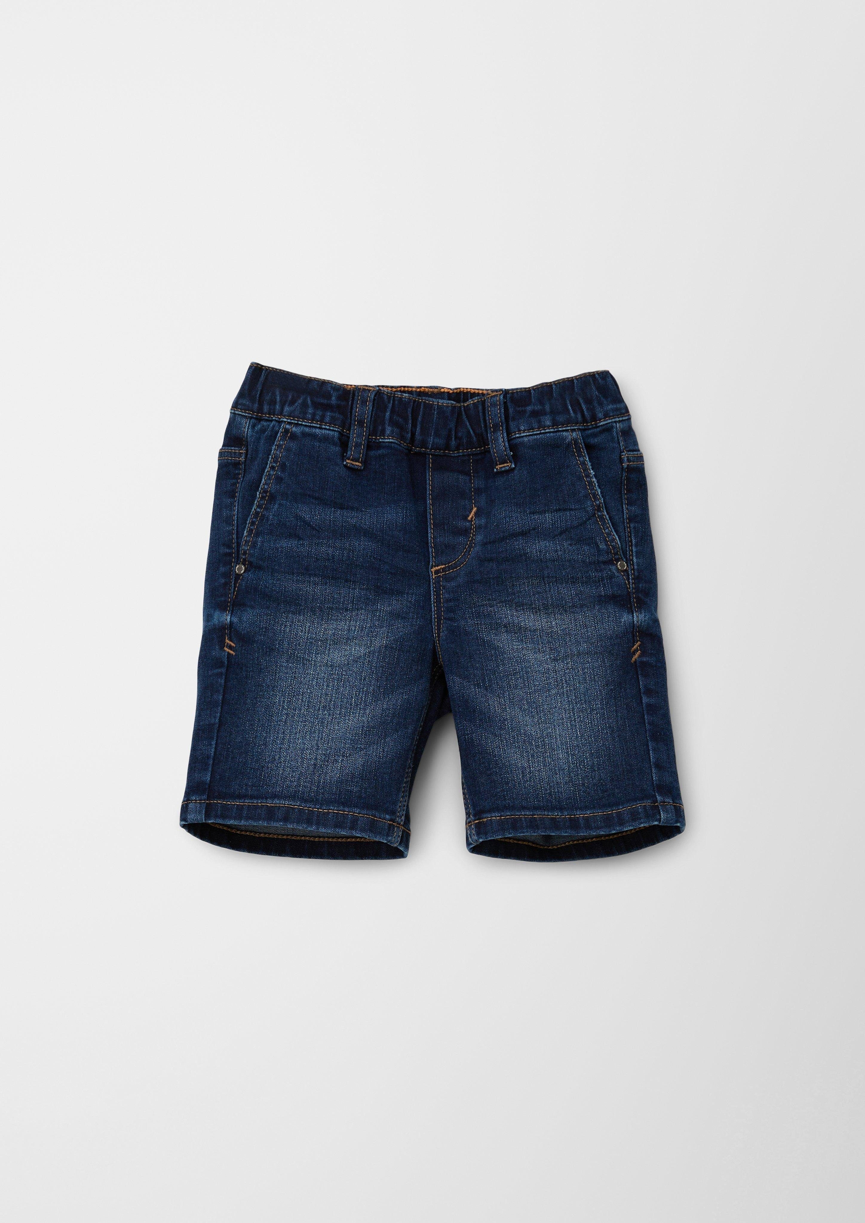 s.Oliver Jeansshorts Jeans Pelle / Regular Fit / Mid Rise / Straight Leg Waschung
