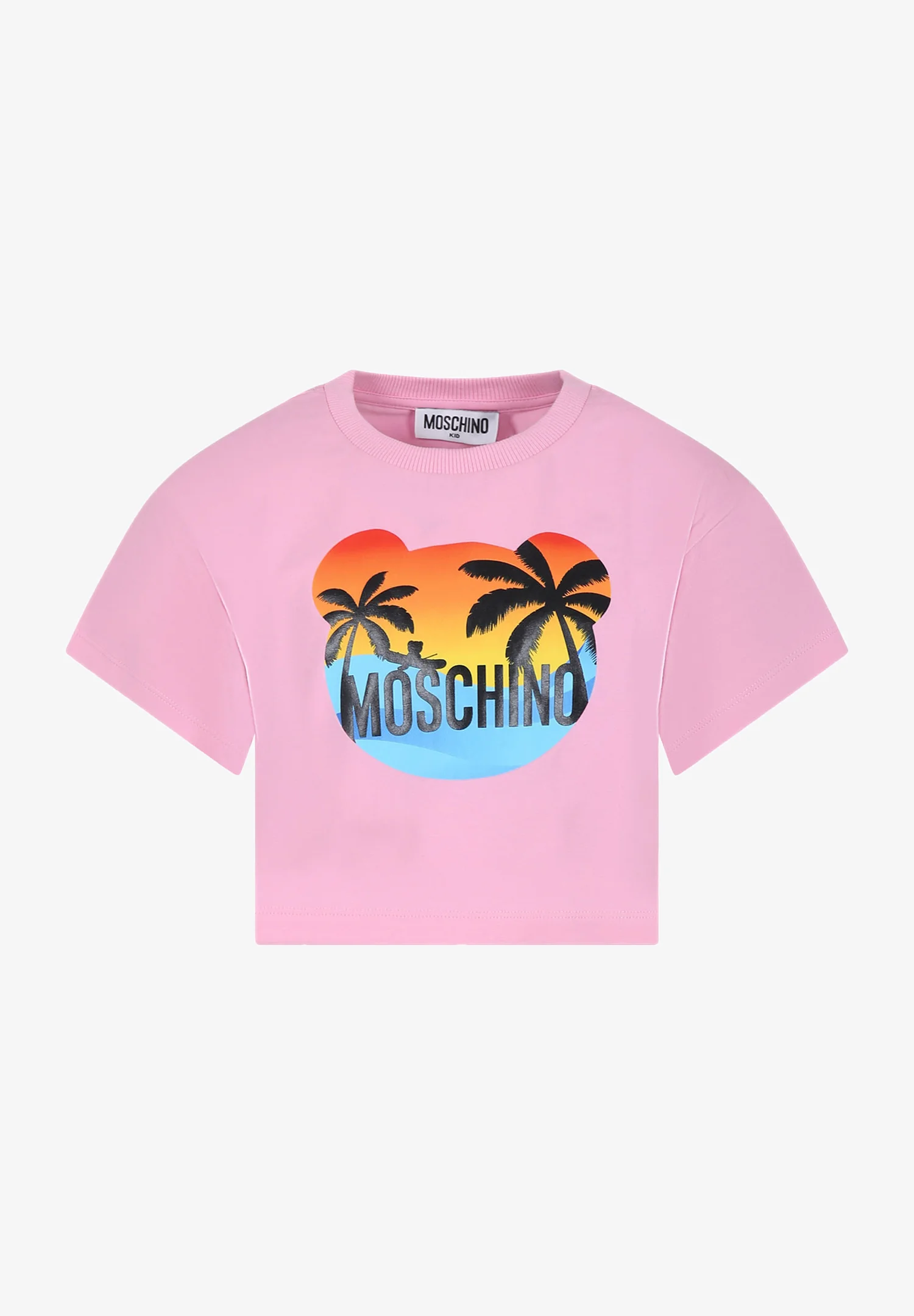 Camiseta estampada con el logotipo de MOSCHINO