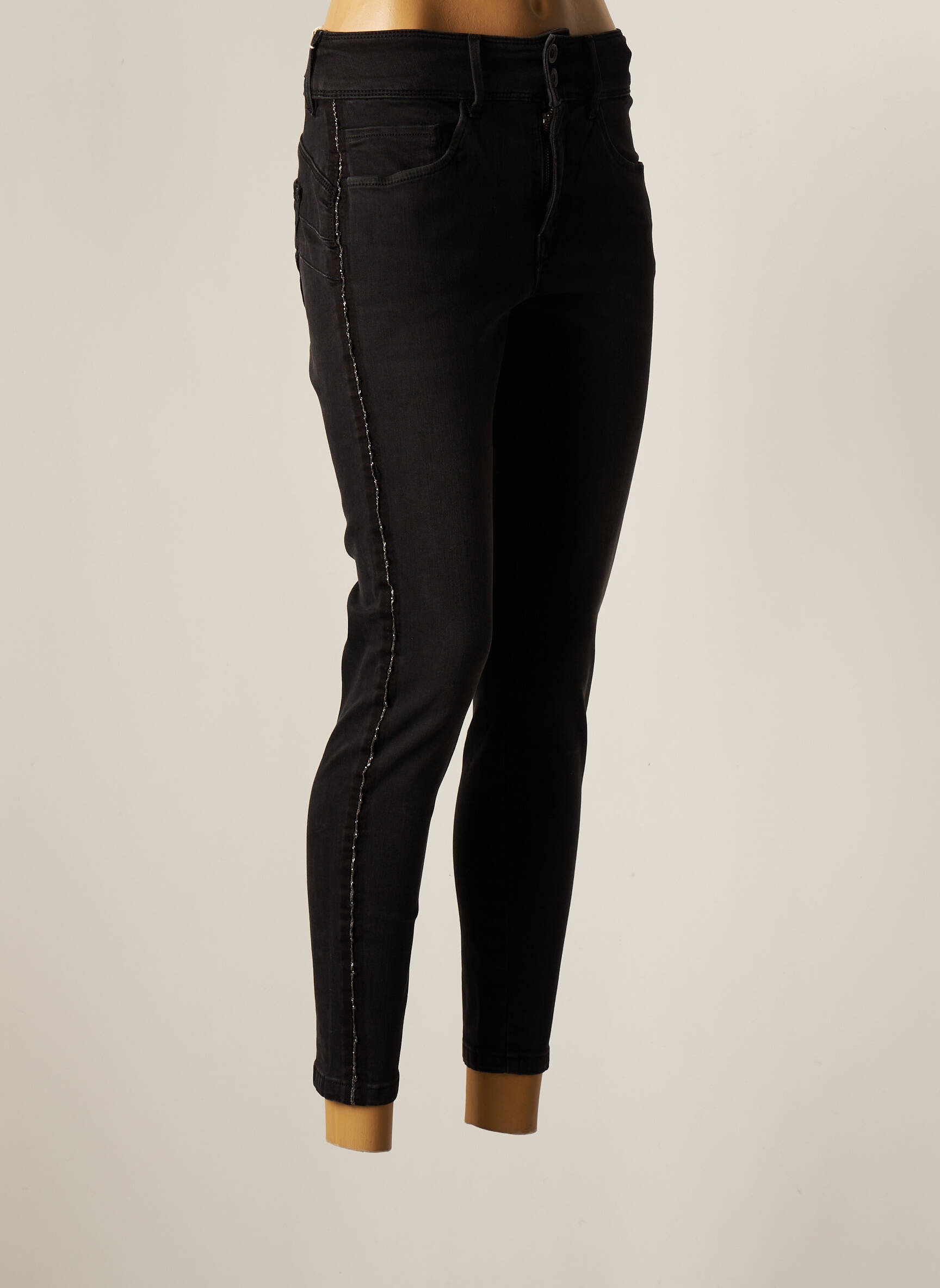 Salsa Jeans Coupe Slim Femme couleur gris