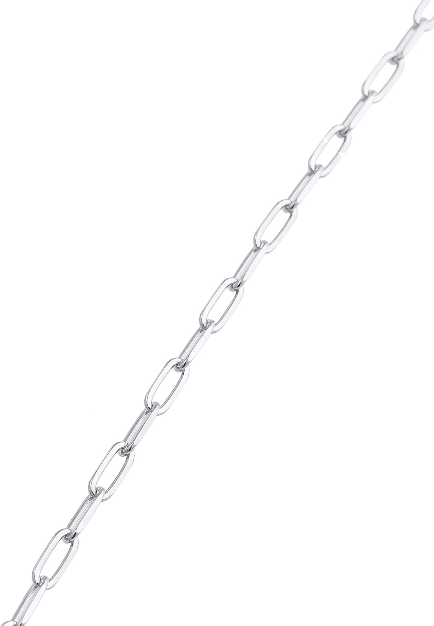 Elli Women's Oval Link Basic Chain Trend Blogger in 925 Sterling Silver