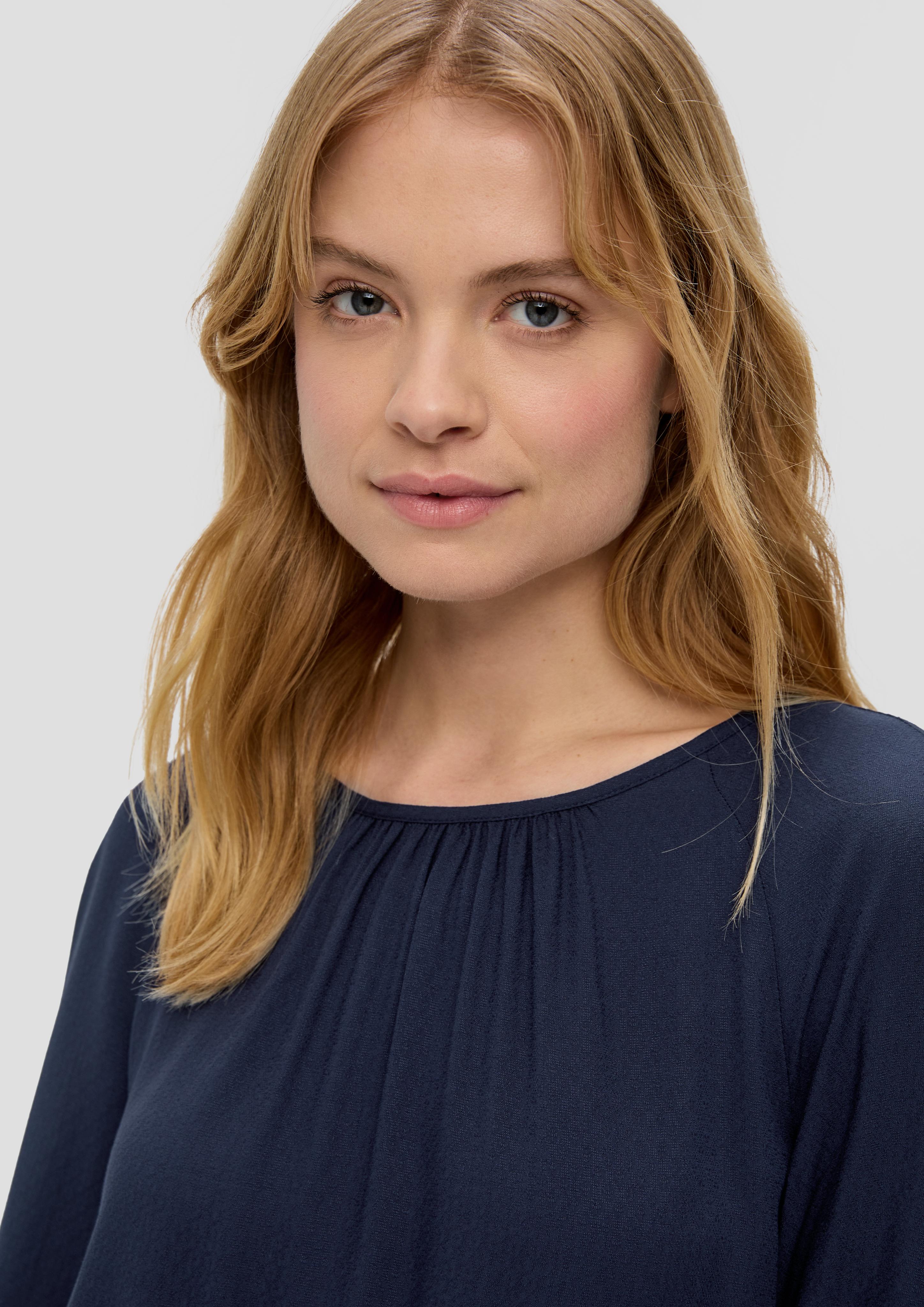 Jacquard-Bluse aus reiner Viskose  2145166-5959