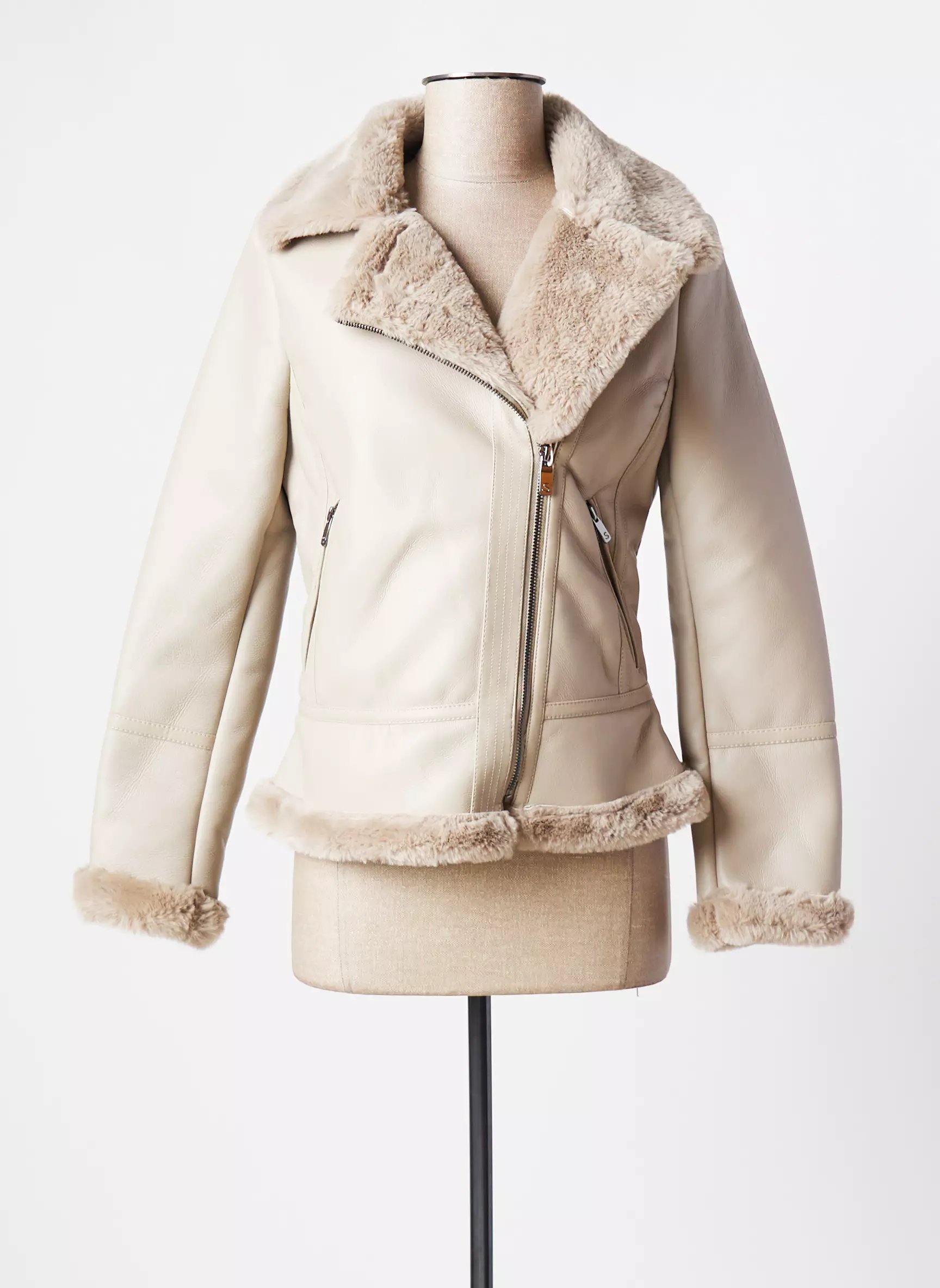 Salsa Vestesimilicuir Femme couleur beige