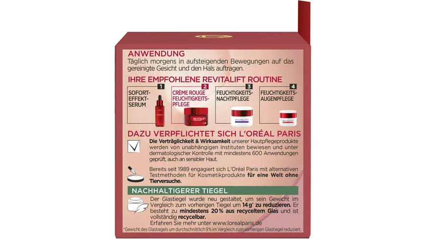 L'Oréal Paris Gesichtscreme Revitallift Crème Rouge 50 ml