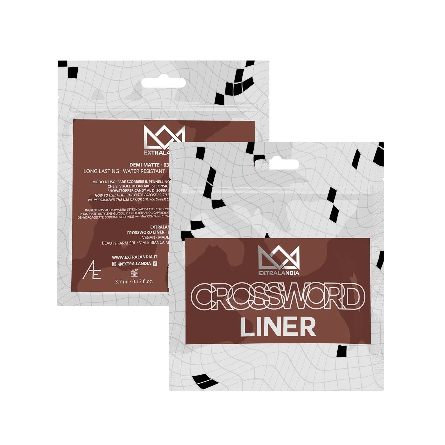 Delineador de ojos Eyes Crossword Liner Demi Matte - Delineador de ojos