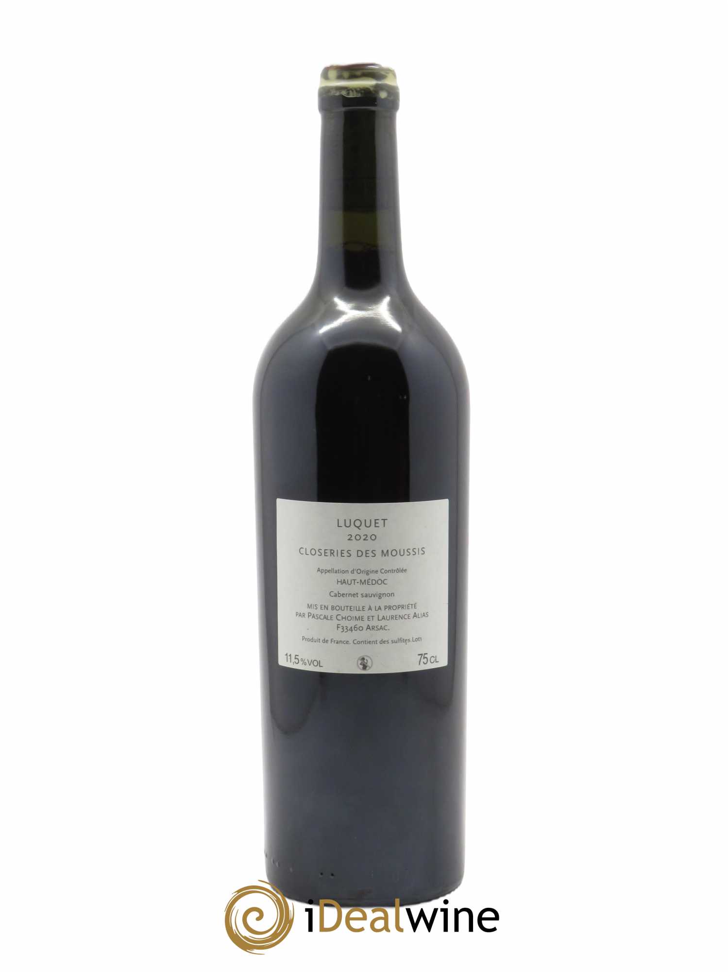 Les Closeries des Moussis - Le Luquet  2020 - Lot de 1 Bouteille