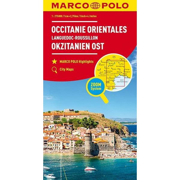 MARCO POLO Karte Frankreich Languedoc-Roussillon 1:300 000
