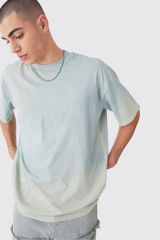 Oversize T-Shirt mit Farbverlauf