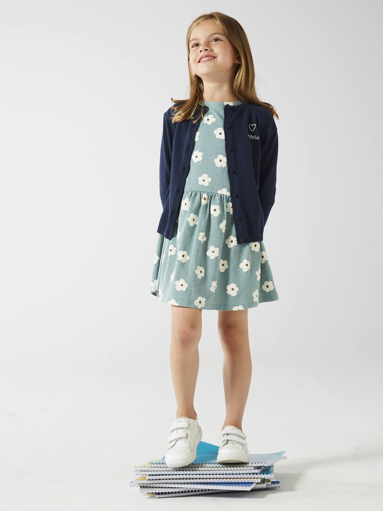 Vertbaudet Mädchen Shirtkleid BASIC Oeko-Tex - hellrosa