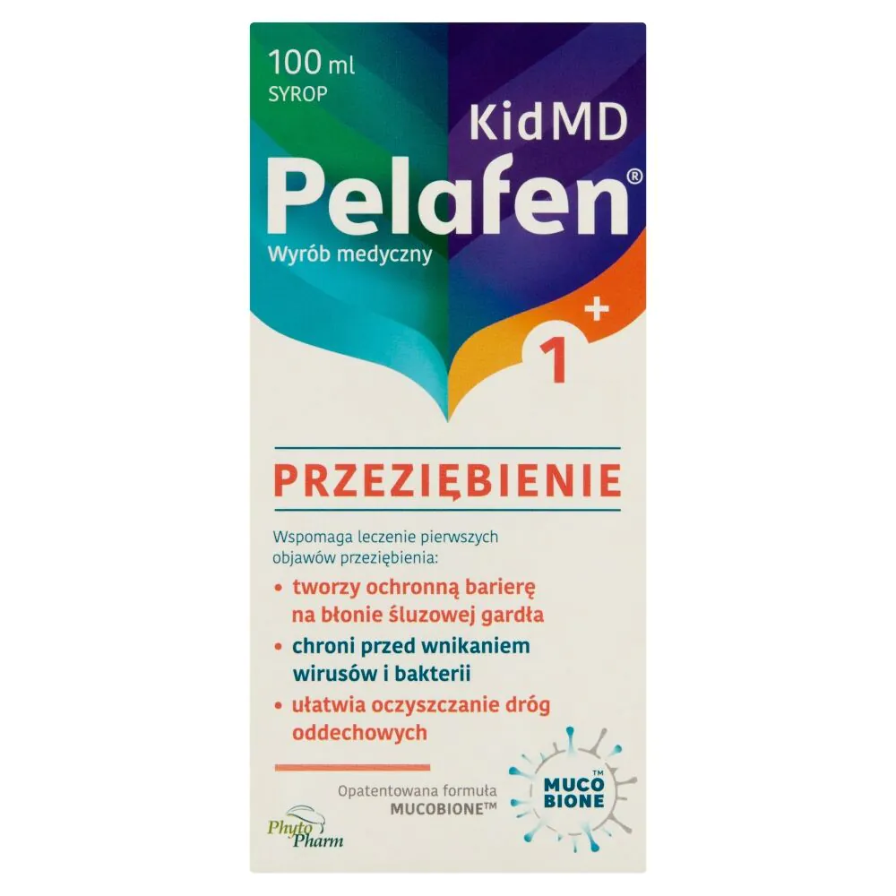 Pelafen Kid MD sirup za prehladu za djecu od 1 godine, okus maline