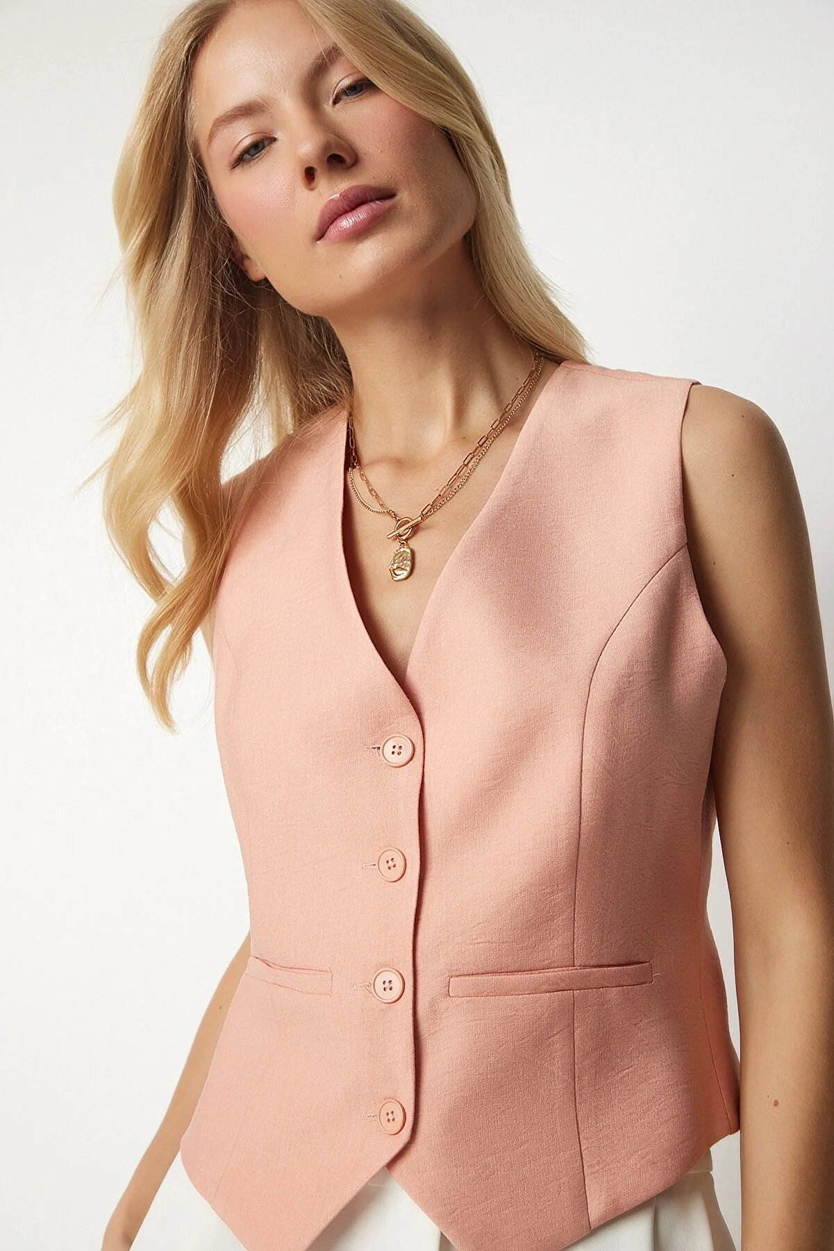 Happiness İstanbul  Weste - Rosa - Basic