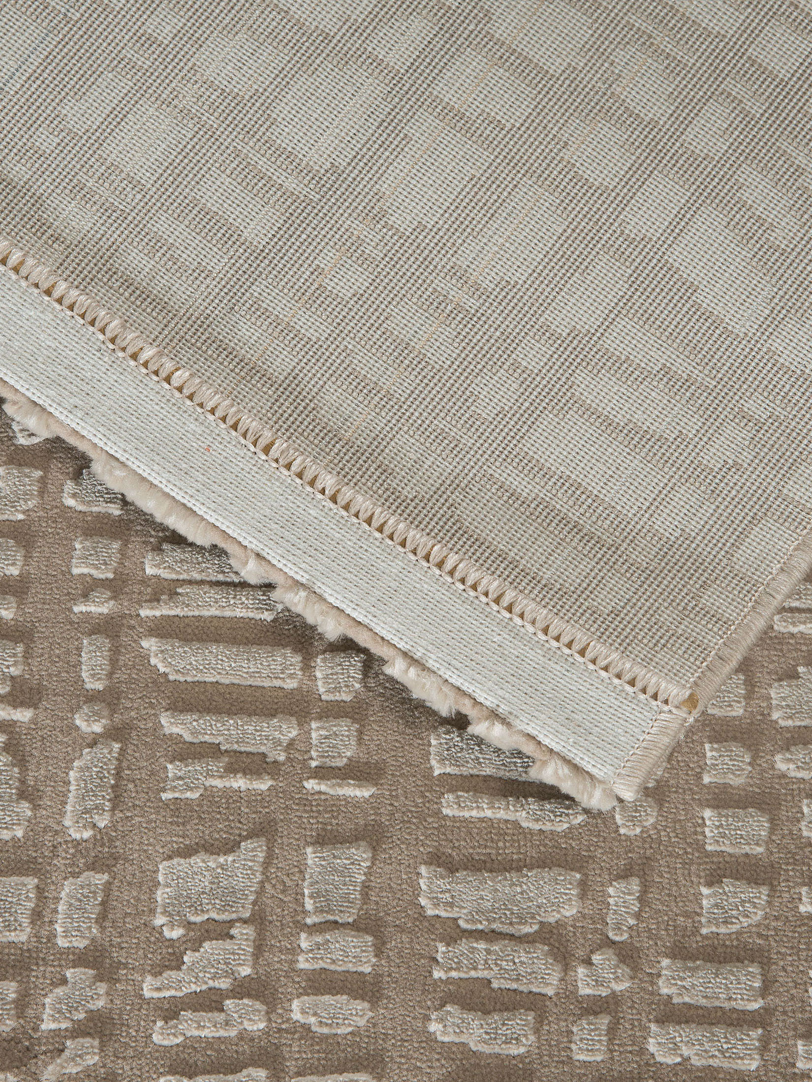 Bayonne Moderner Teppich, Taupe
