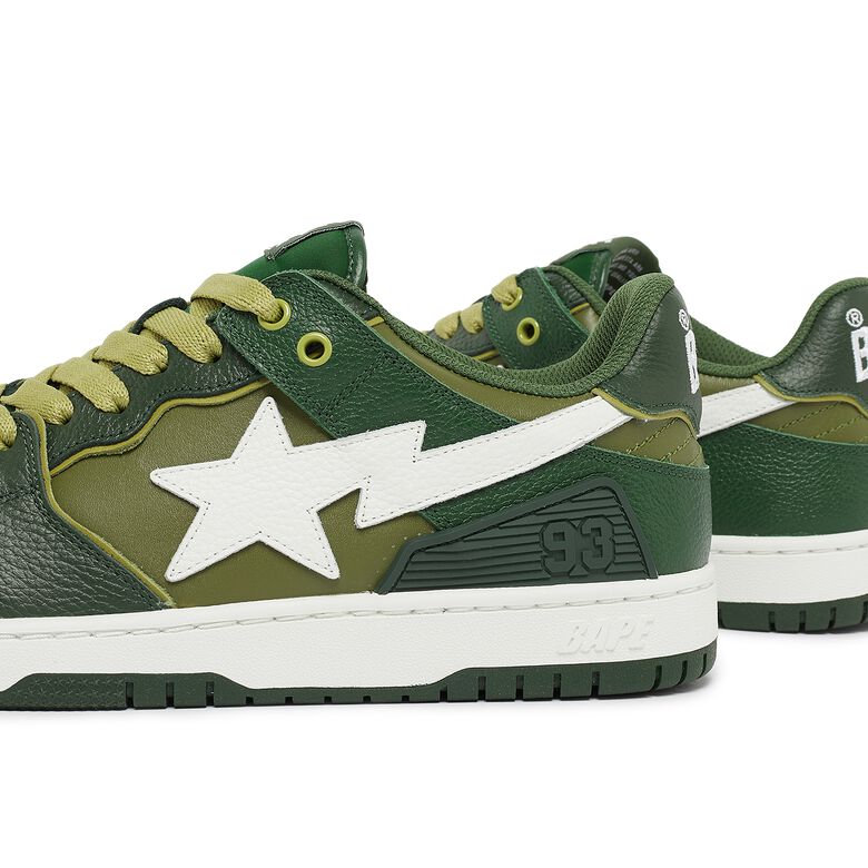 A Bathing Ape Bape SK8 Sta #2M2 green