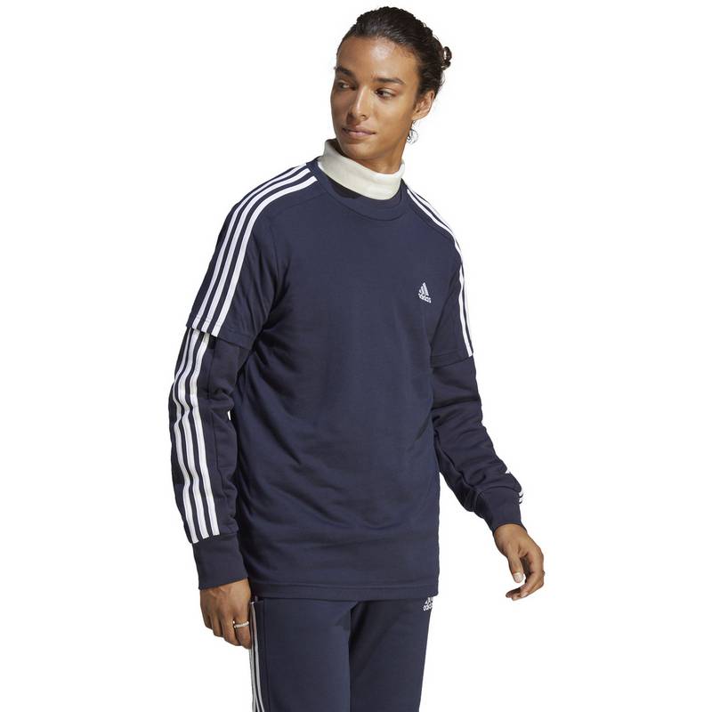 adidas ESSENTIALS SINGLE JERSEY 3-STREIFEN T-Shirt Herren