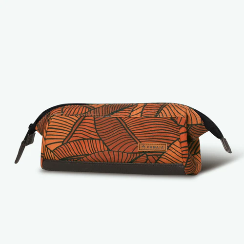 Elm Street orange school pencil case