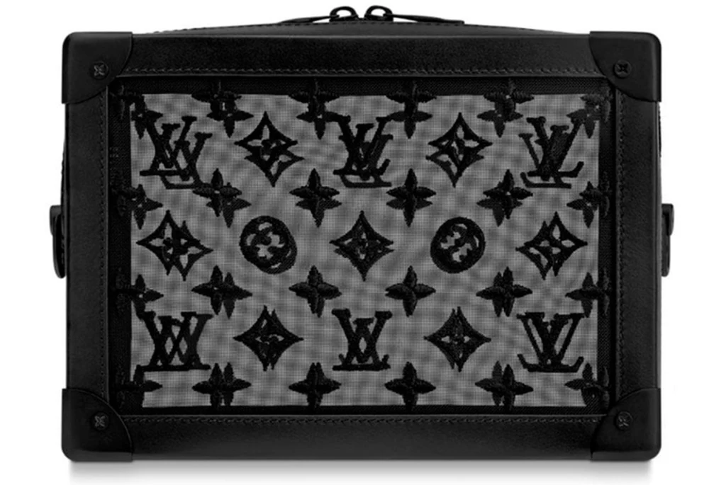 Soft Trunk Monogram Mesh Black