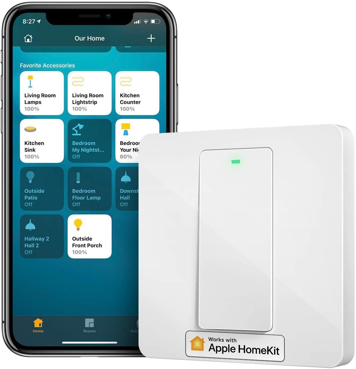 Meross Meross Smart One Way Light Switch - smarter Lichtschalter Smarter Lichtschalter
