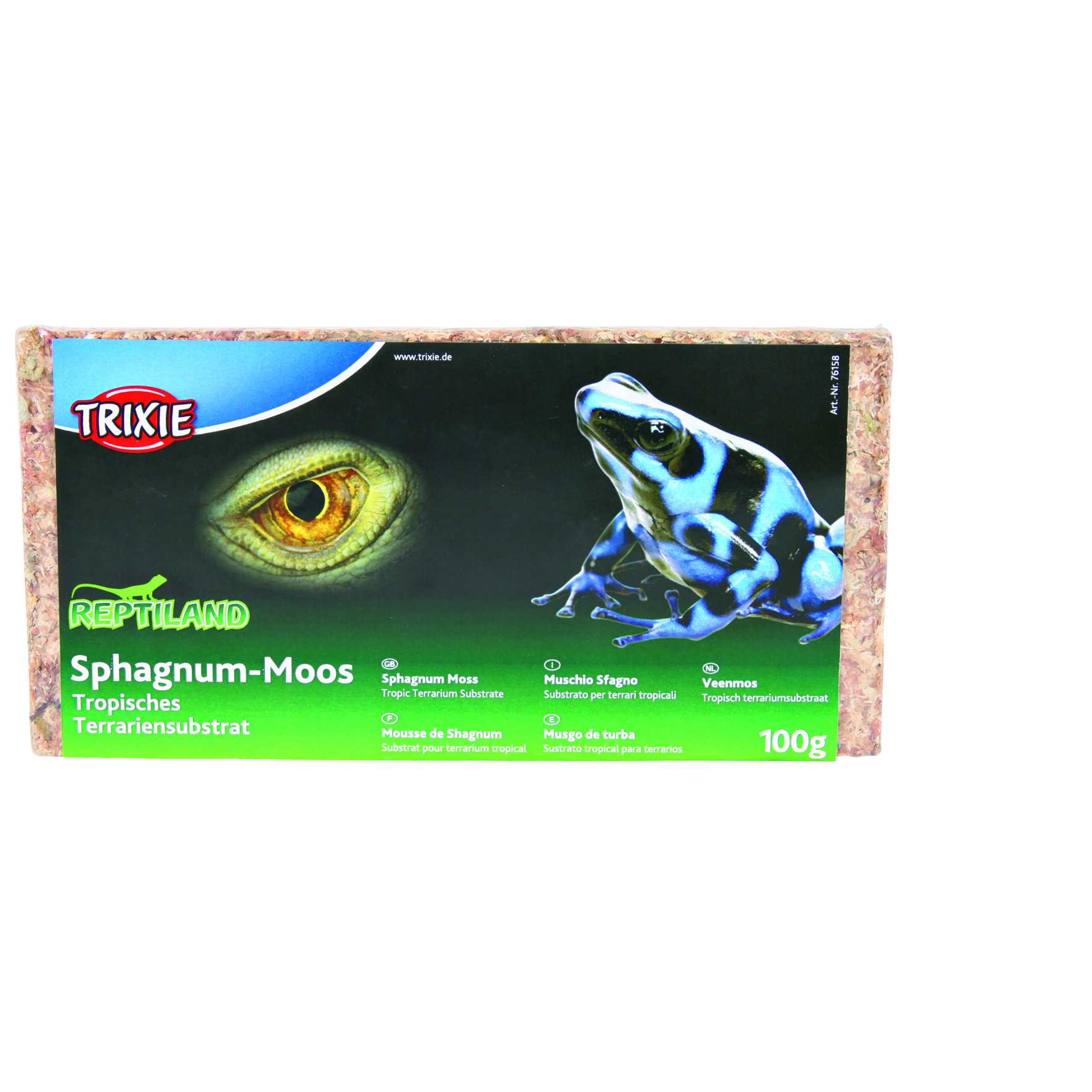 Trixie Bodengrund Trixie Reptiland Sphagnum Moos 100 g (ergibt 4,5l)
