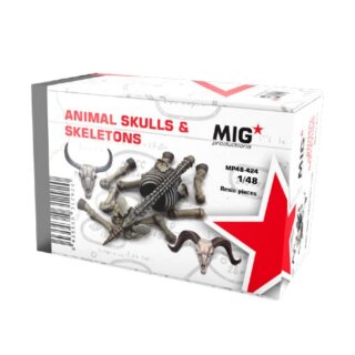 Animal Skulls & Skeletons 1/48