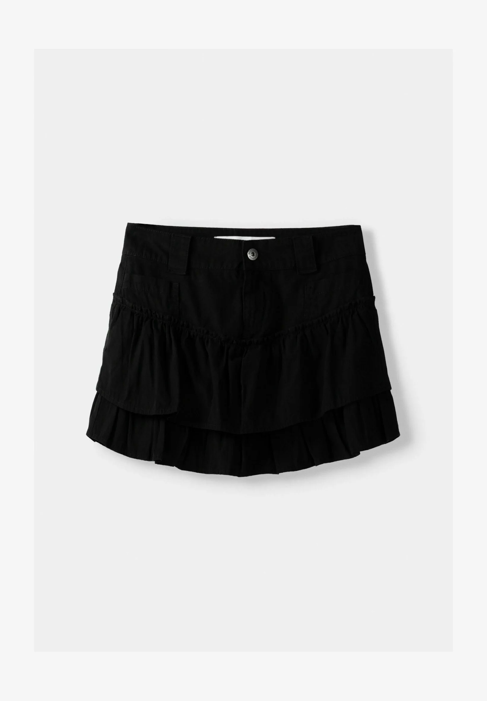 Bershka RUFFLES - Falda campana