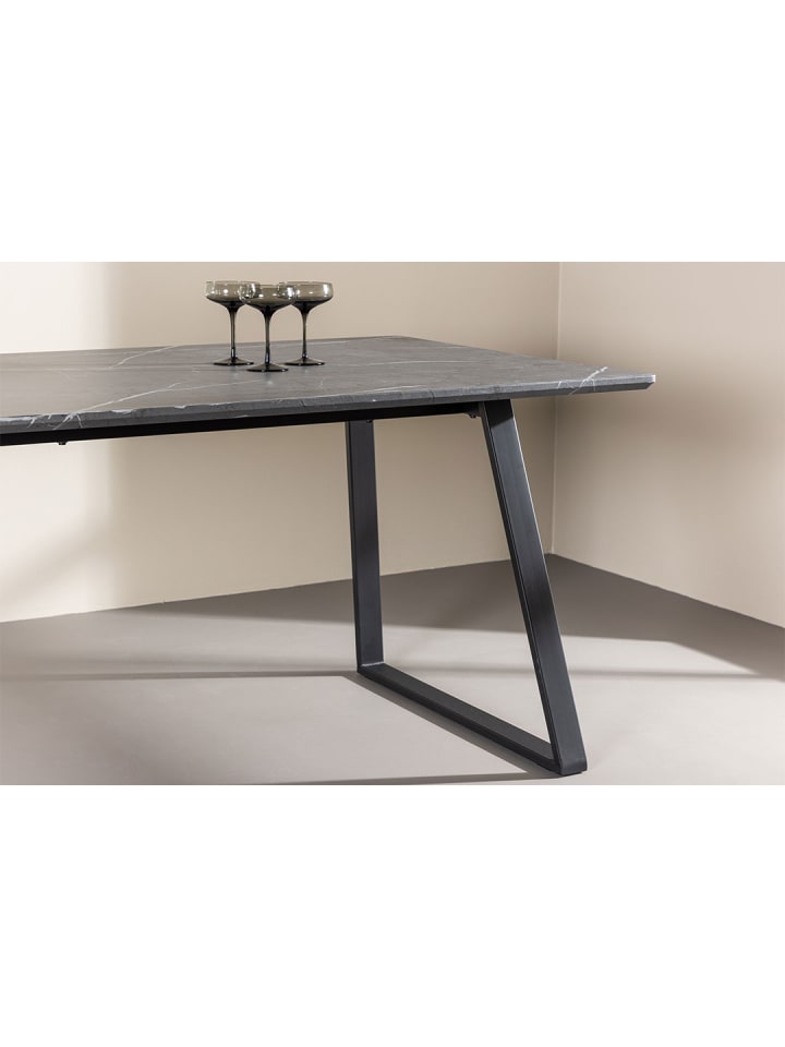 ebuy24 Esstisch Malaga Dunkelgrau 200 x 90 cm günstig kaufen onesize
