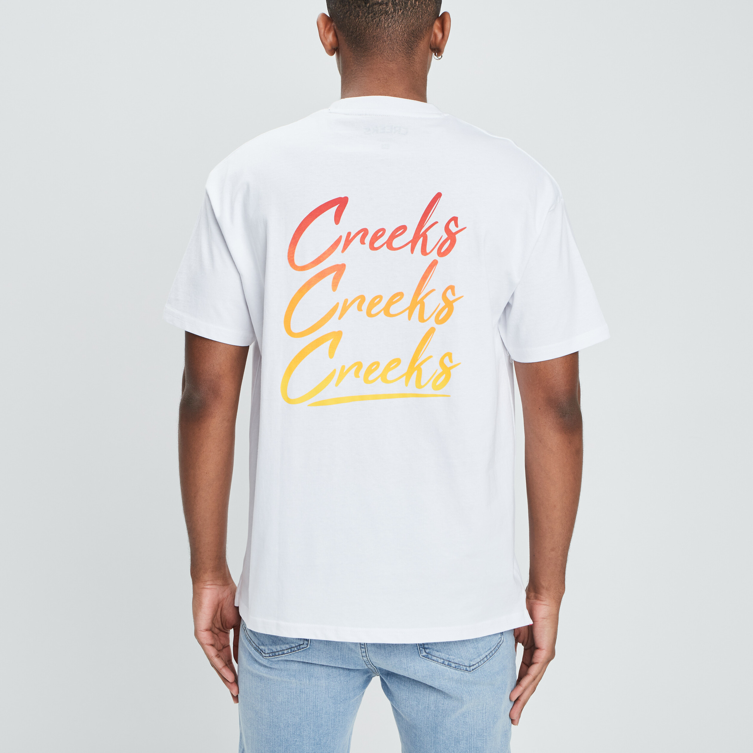 T-shirt manches courtes Creeks blanc homme | La Halle