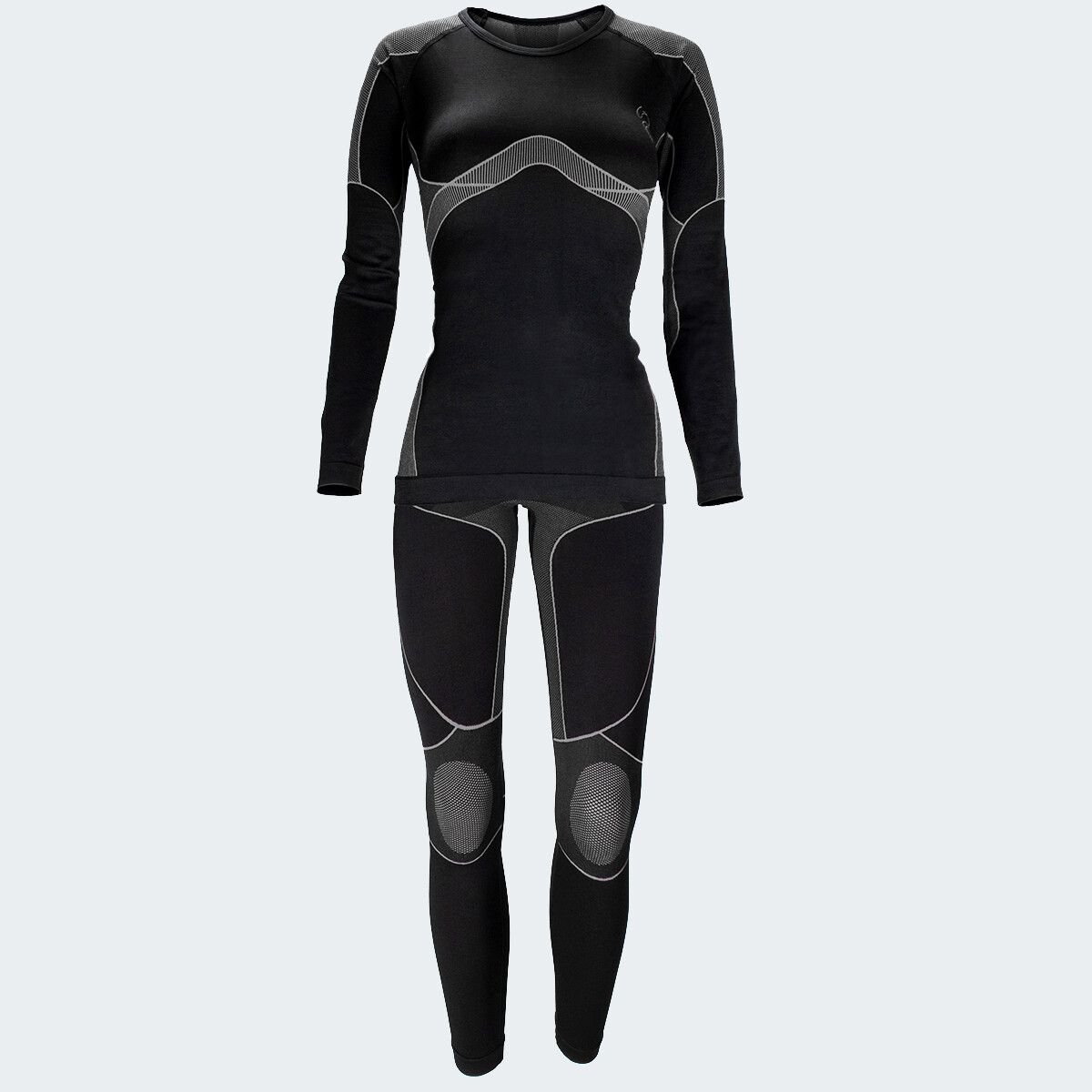 Black Snake Grey Damen Funktionsunterwäsche Set