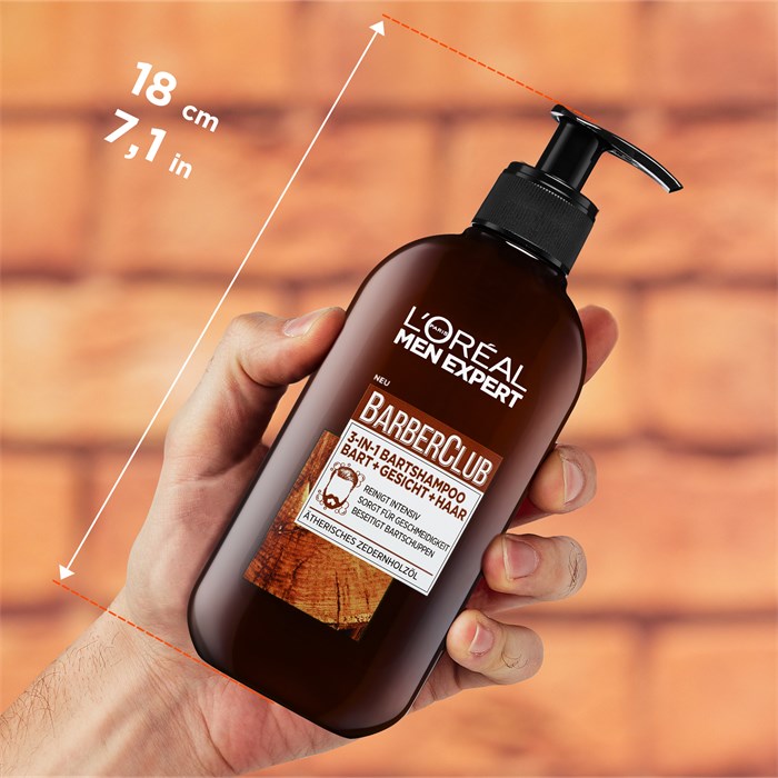 3In1 Shampoo Bart + Gesicht + Haar