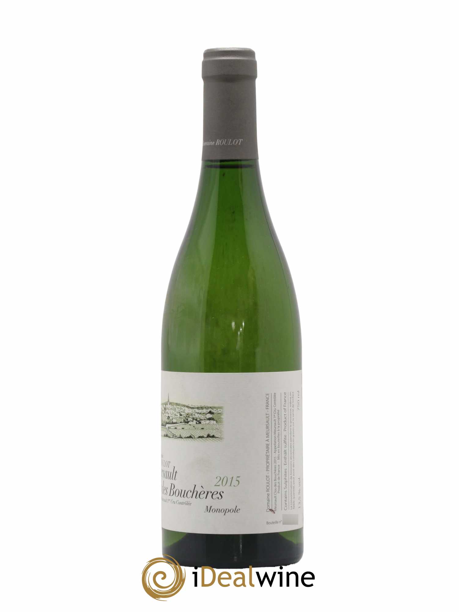 Meursault 1er Cru Clos des Bouchères Roulot (Domaine)  2015 - Lot de 1 Bouteille