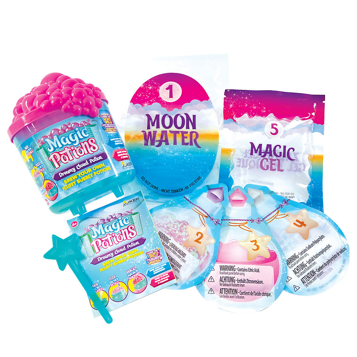 SLIMY® Magic Potion - Dreamy Cloud und Squishy Droplet - Magischer Zauberschleim zum Selbstbrauen!