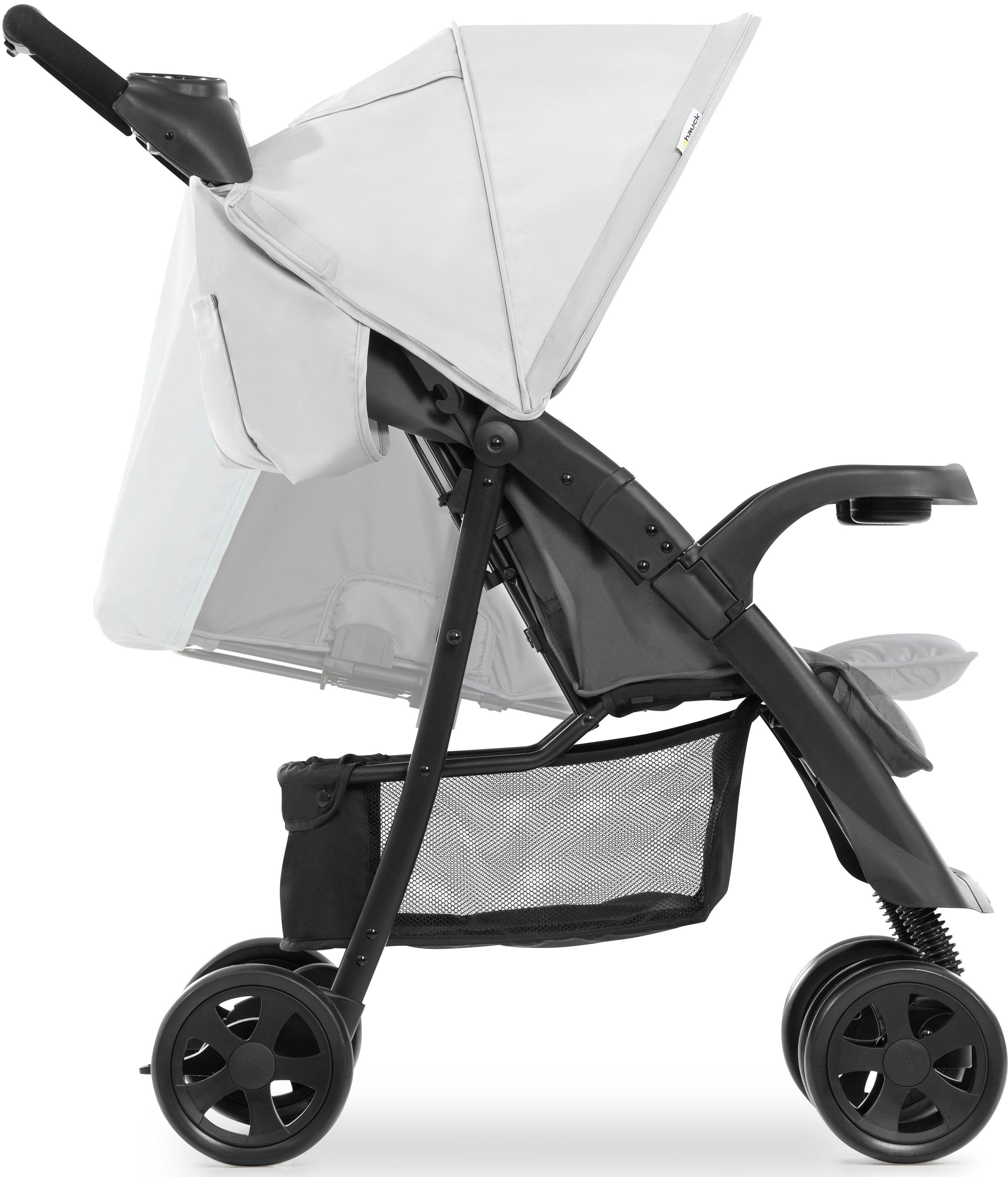 Hauck Kinder-Buggy Shopper Neo II, grey, mit schwenk- und feststellbaren Vorderrädern;