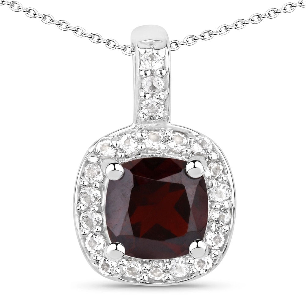 Rafaela Donata Chaîne Argent sterling Grenat en Argent Bijoux
