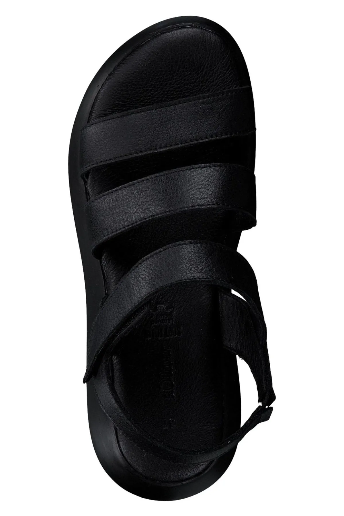 s.Oliver  Sandalette - Schwarz - Flacher Absatz
