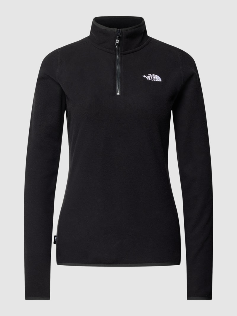 Sweatshirt mit Label-Stitching Modell 'DUSTY' in schwarz