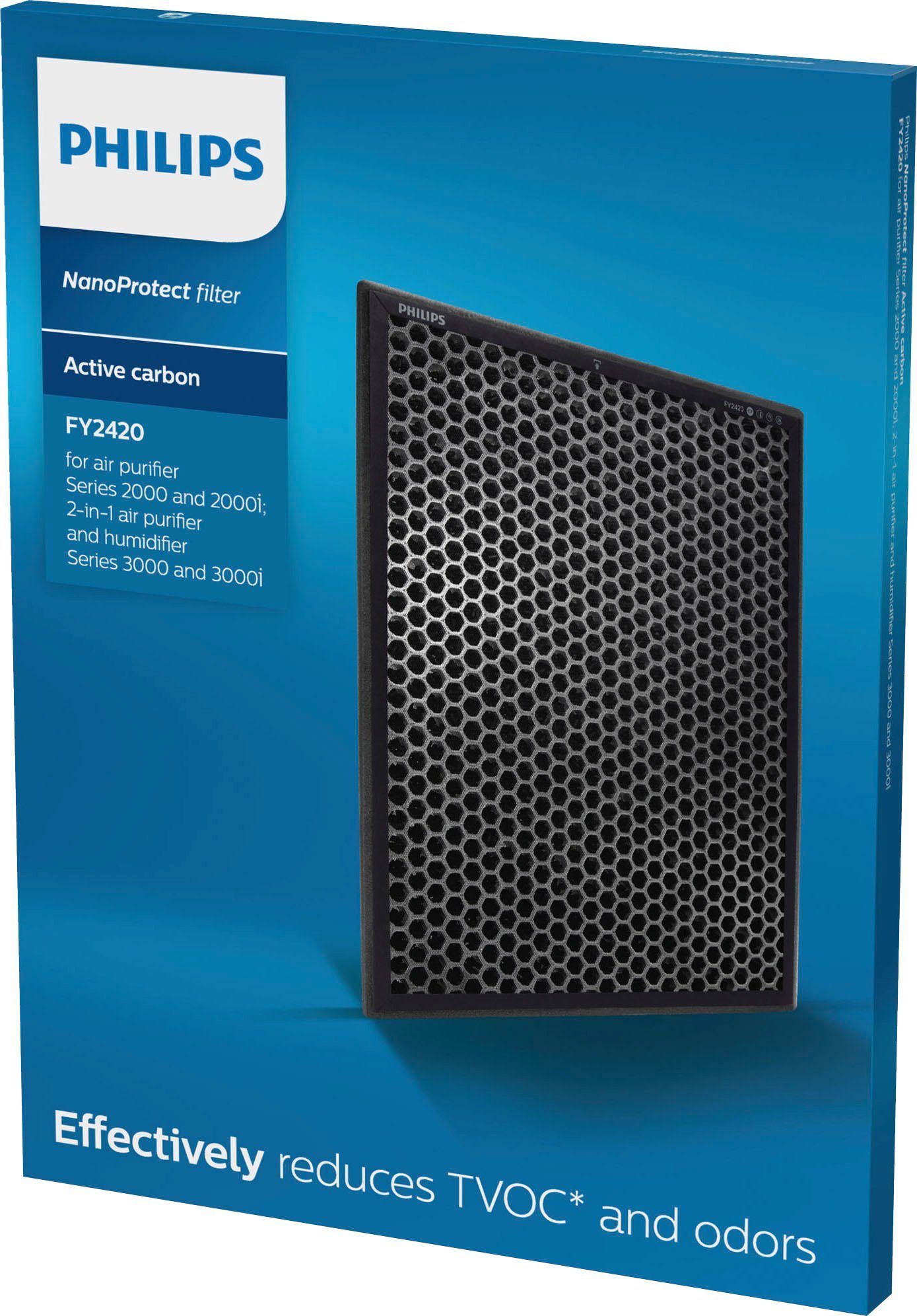Philips Aktivkohlefilter FY2420/30, Zubehör für AC2882, AC2885, AC2887, AC2889, AC2892