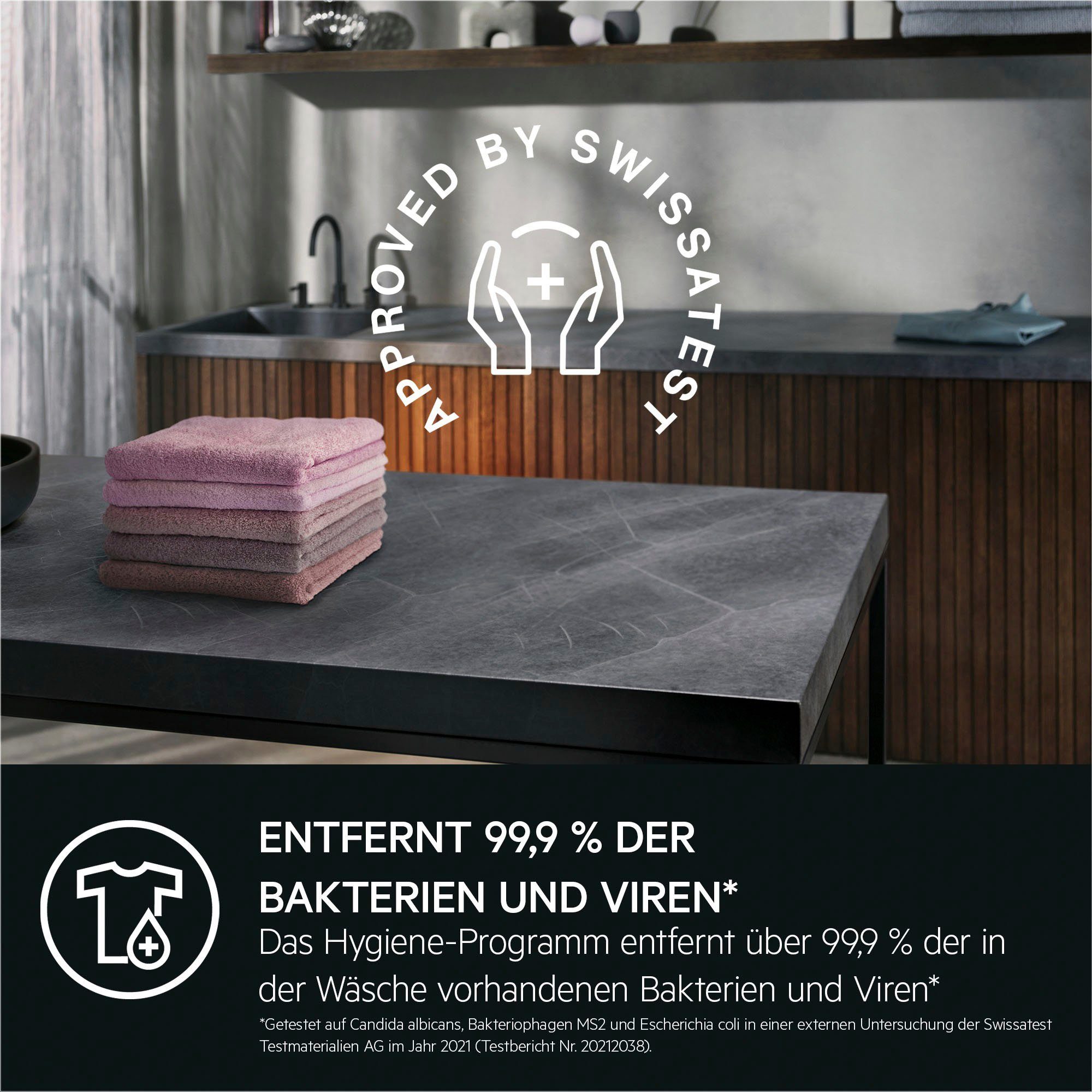 AEG Wärmepumpentrockner 9000 AbsoluteCare® Plus TR9W75680, 8 kg, AbsoluteCare®Plus ​ - perfekte Trockenergebnisse bei allen Textilien
