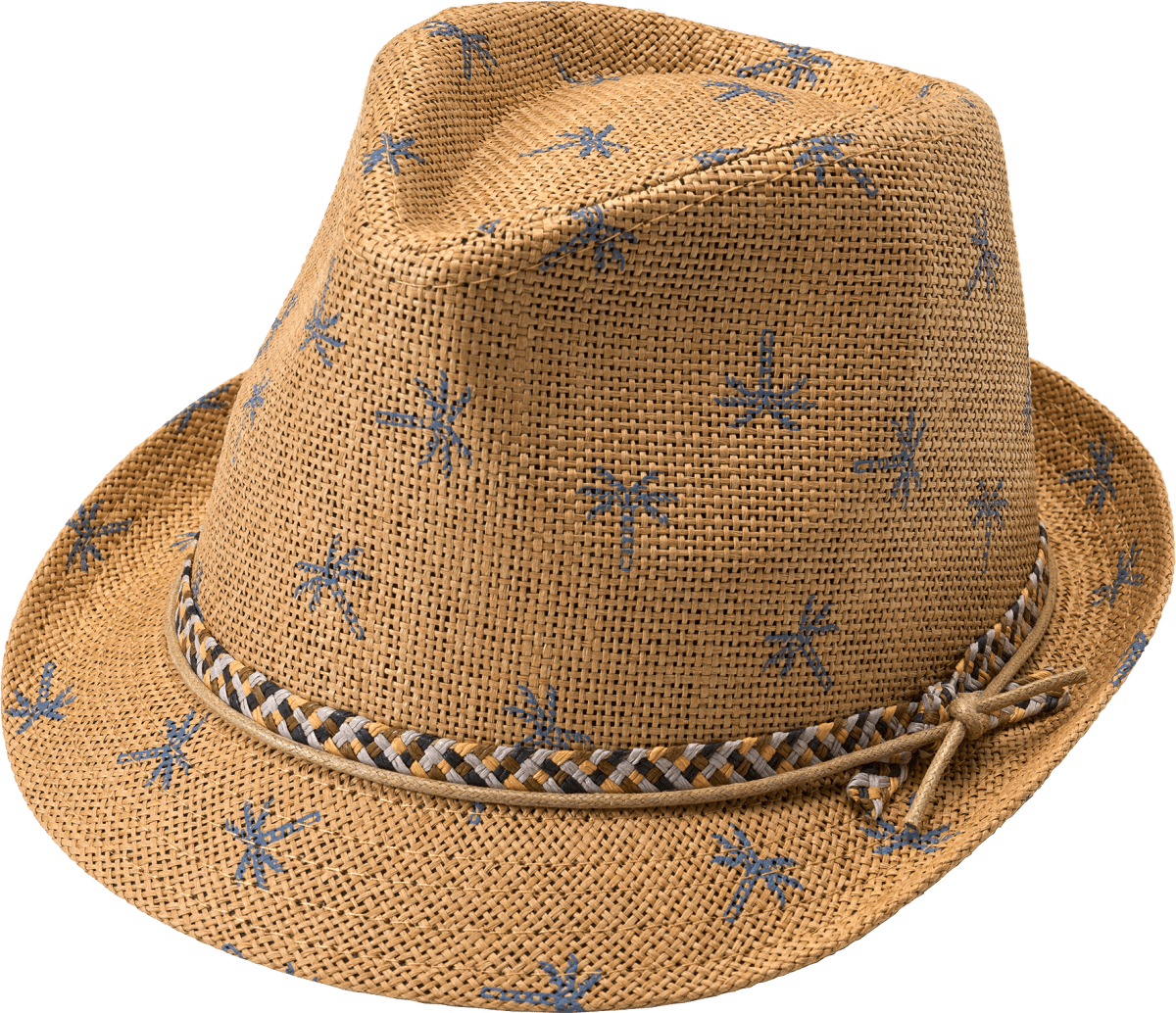 Strohut, beige, Gr. 52/53, 1 St