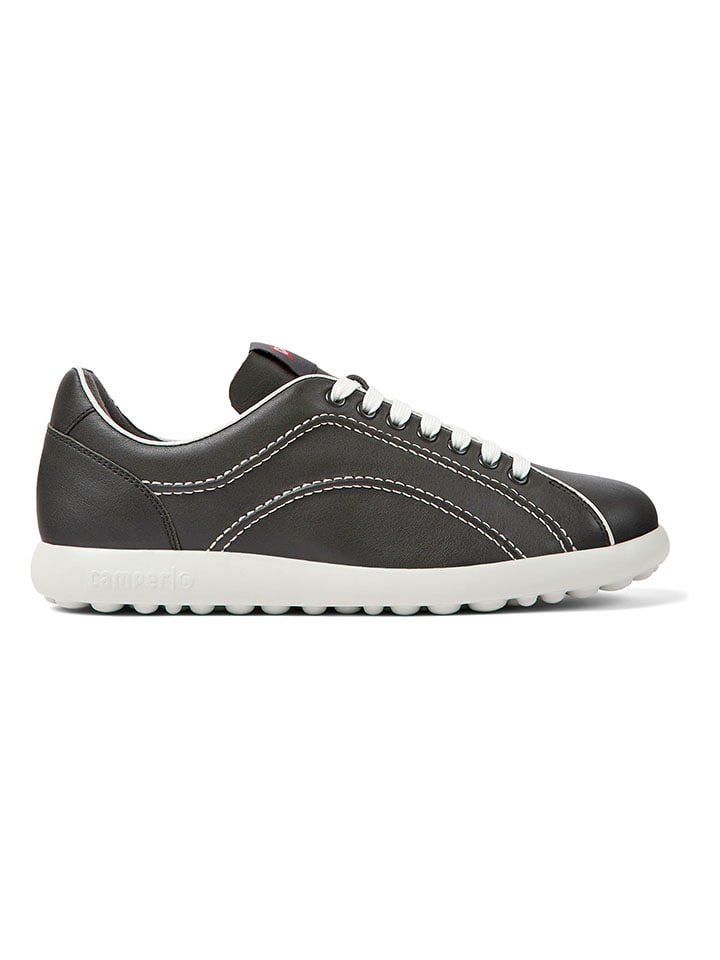 Camper Leder-Sneakers in Anthrazit günstig kaufen