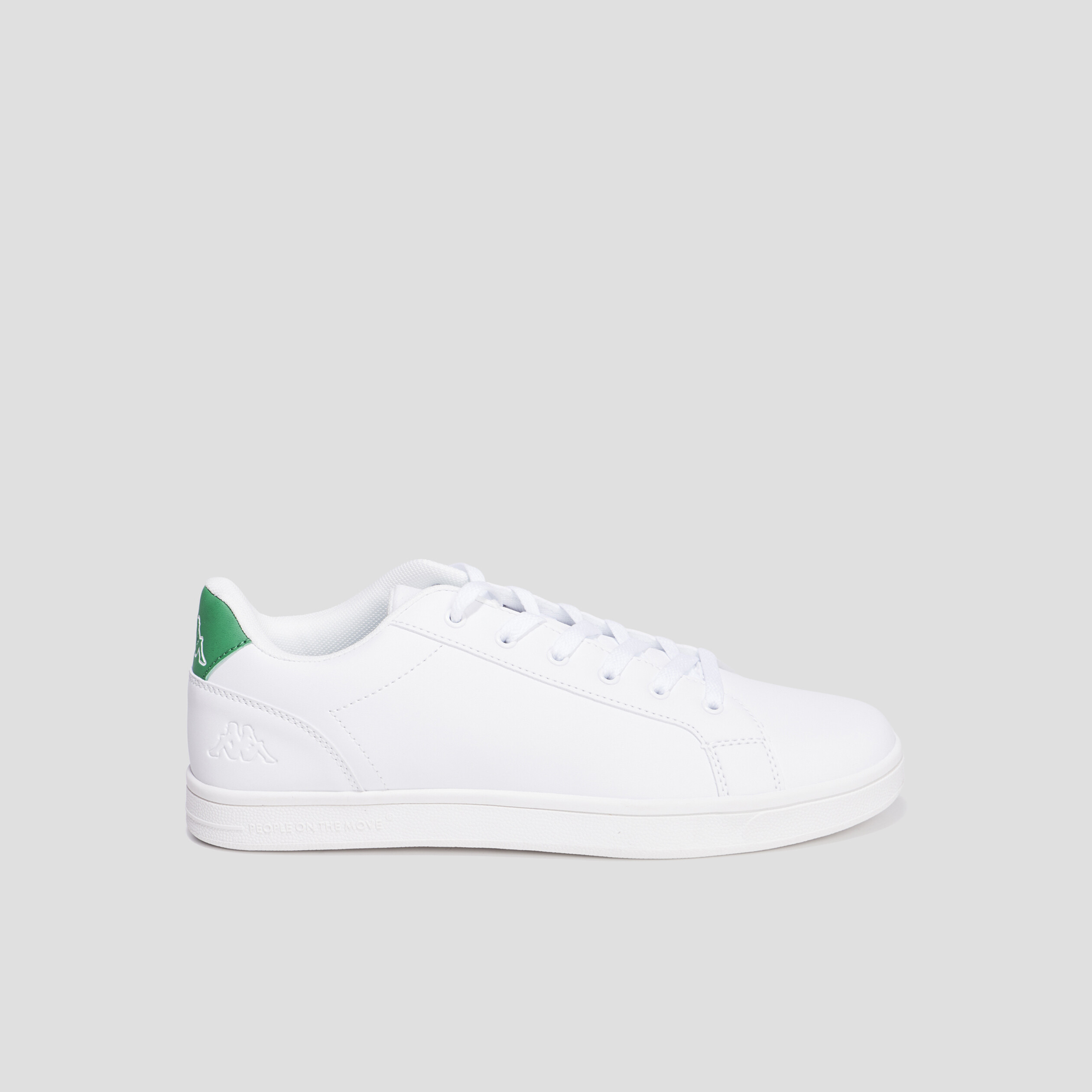 Tennis basses à lacets Kappa Galter blanc homme | La Halle