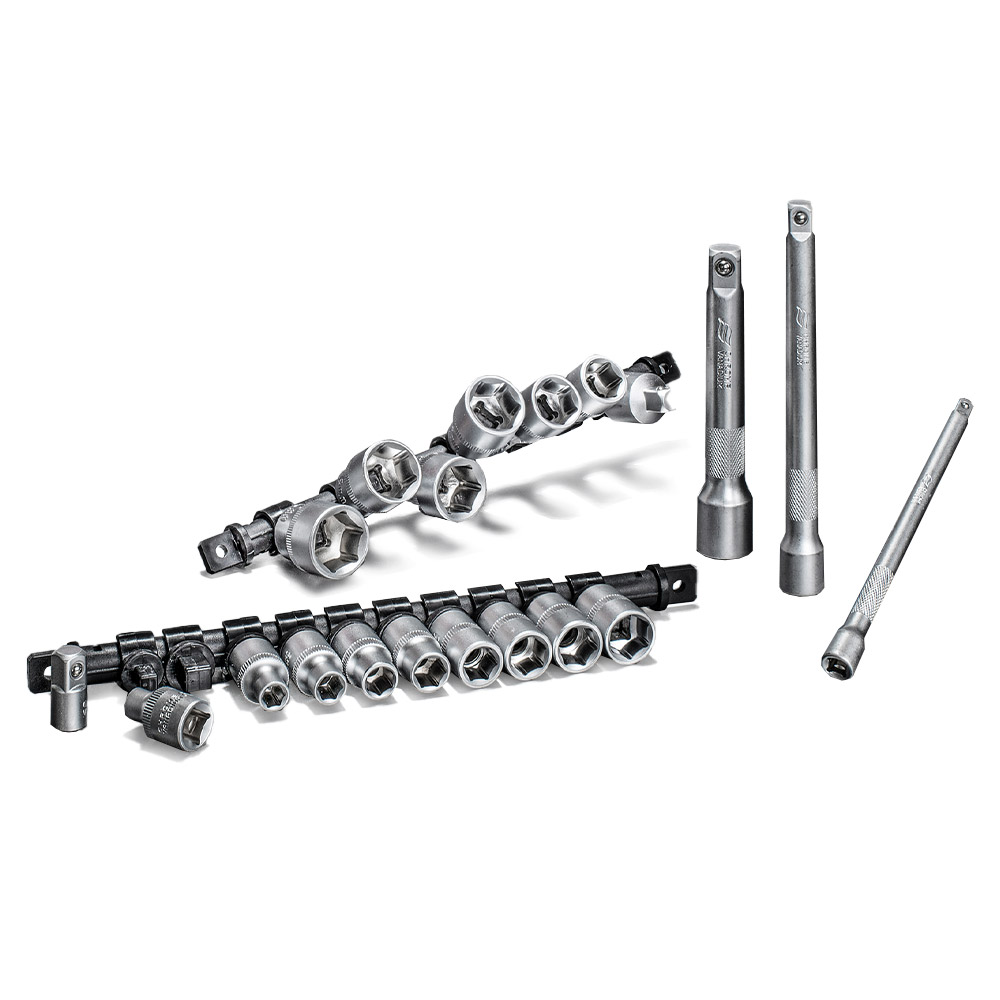 Kraft Werkzeuge Steckschlüssel-Set, 20 tlg.