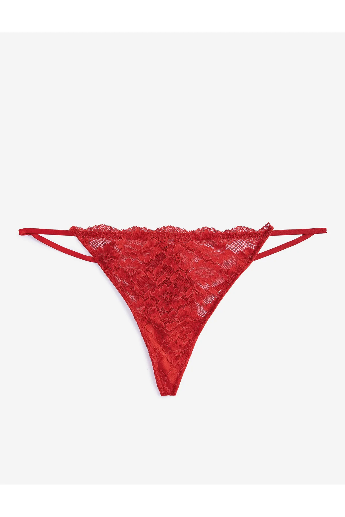 Koton  Spitzen-String-Höschen mit Blumenmuster