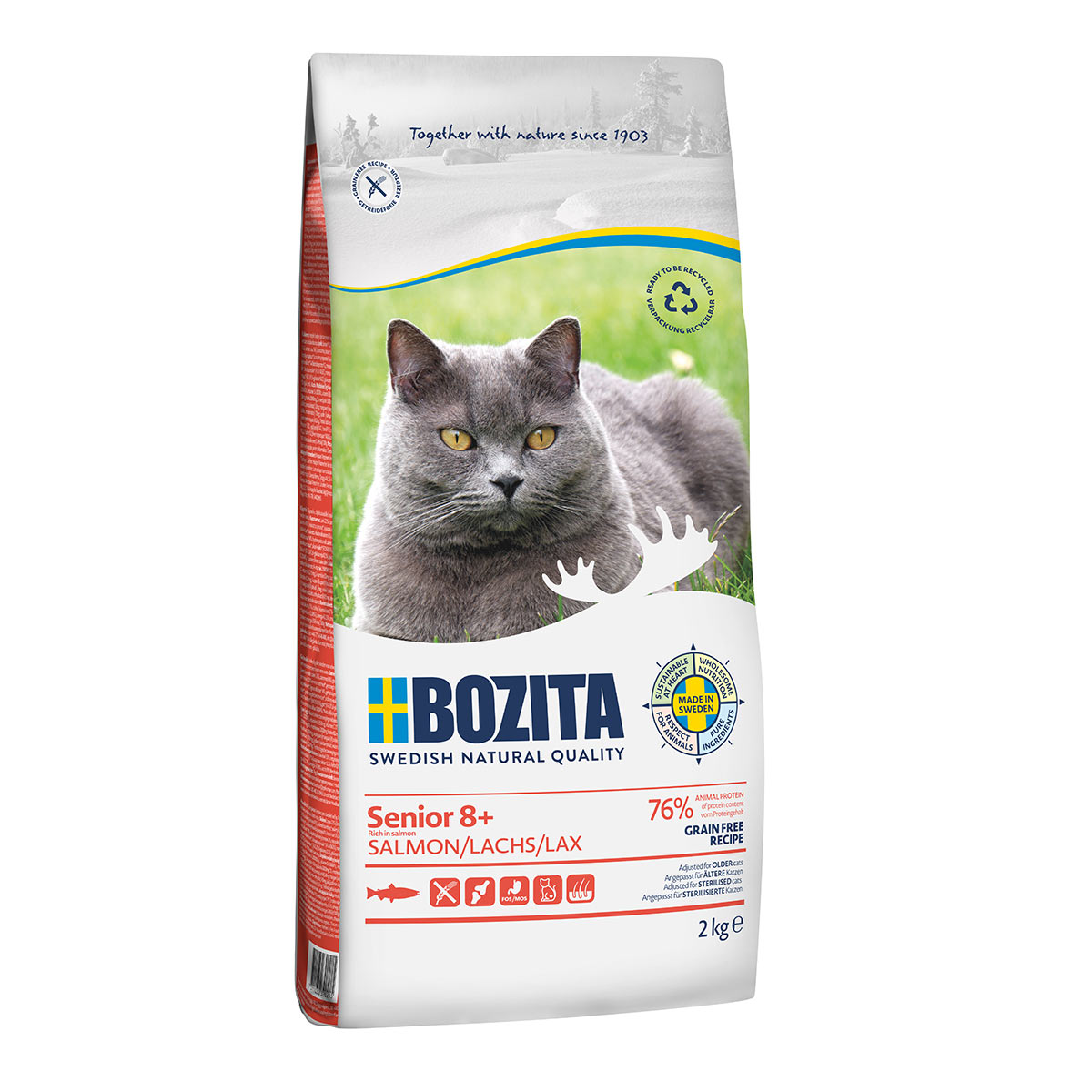 Bozita Senior 8+ Grain free mit Lachs günstig kaufen