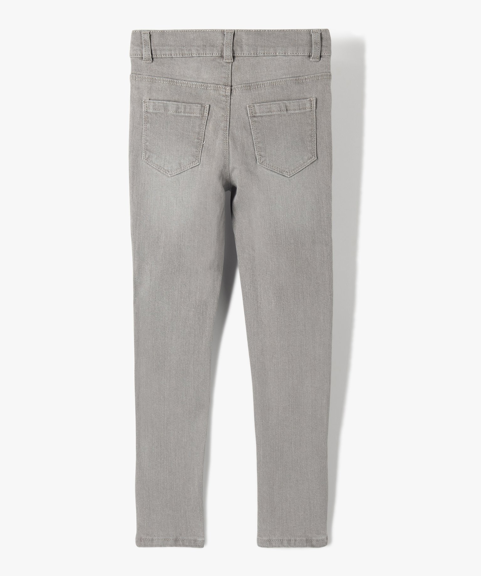 Jean fille coupe Skinny gris | GEMO