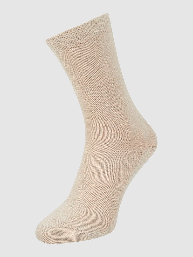 Socken mit Stretch-Anteil Modell 'Family' in beige