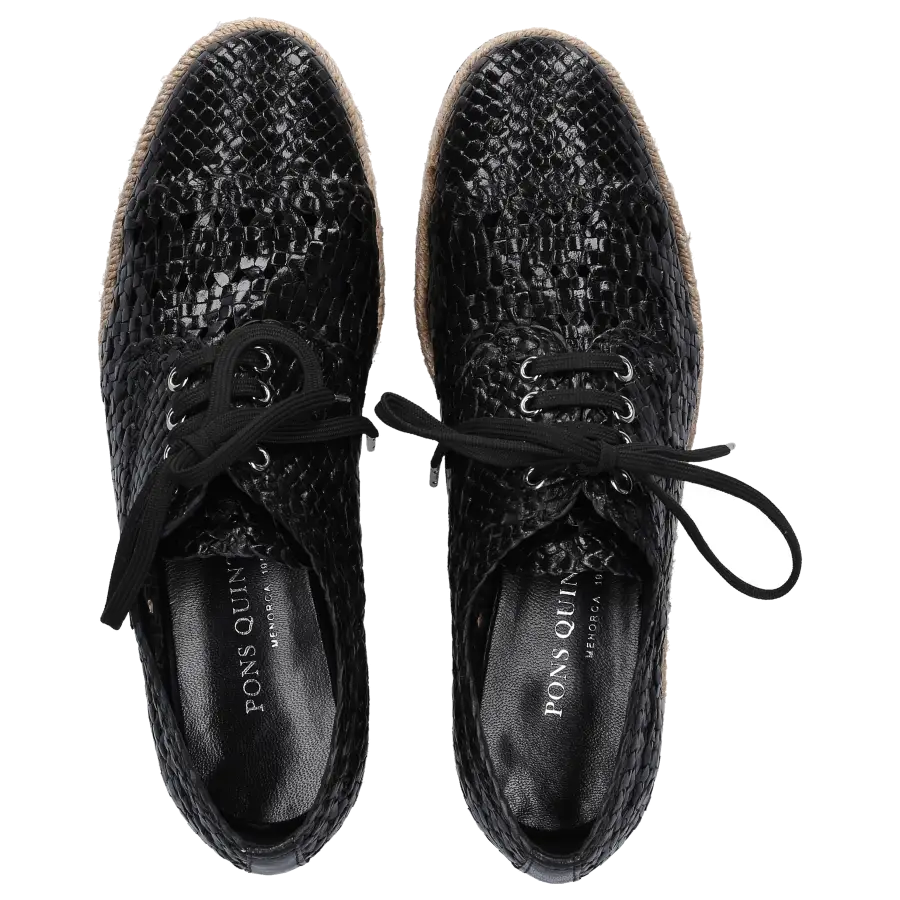 Pons Quintana - Sneaker low 8705 Kalbsleder - schwarz