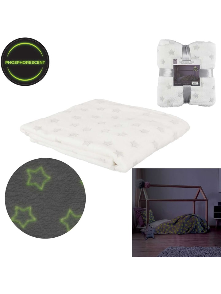 The Home Deco Kids Plaid in Weiß - (L)150 x (B)120 cm günstig kaufen onesize