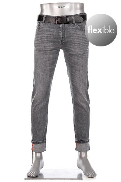 Alberto Bike, Jeans Bike, Regular Fit, Baumwolle T400® 10oz, graphit