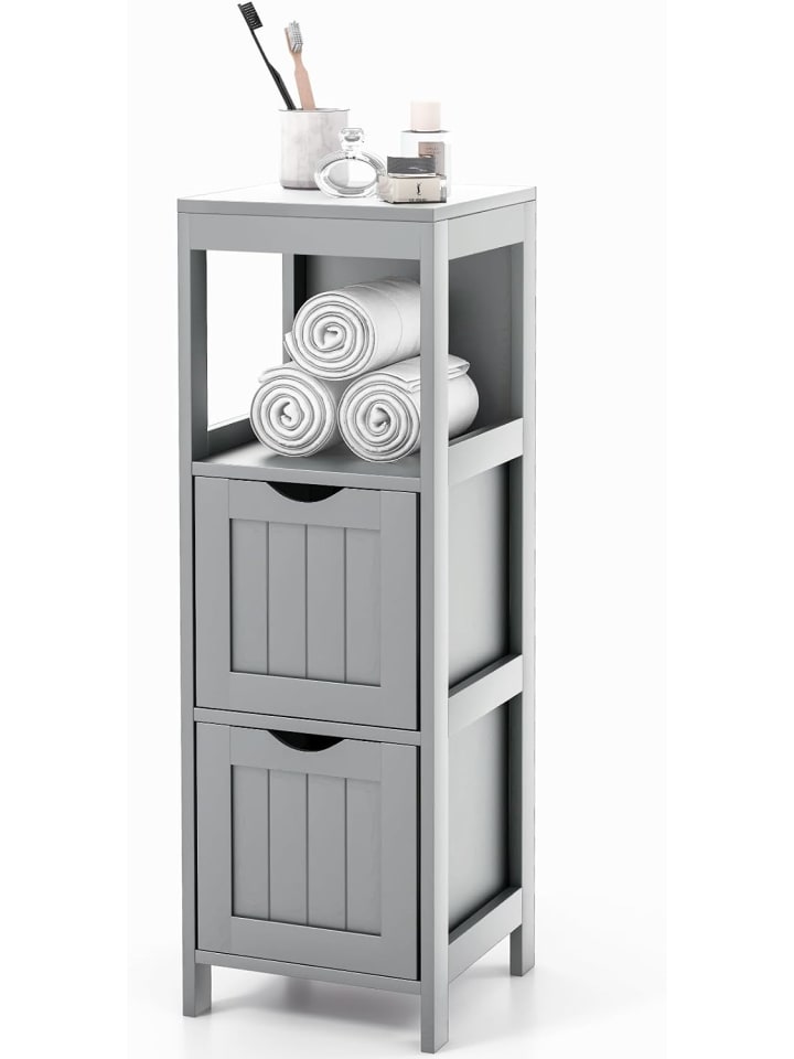 COSTWAY Badezimmerschrank in Grau günstig kaufen onesize