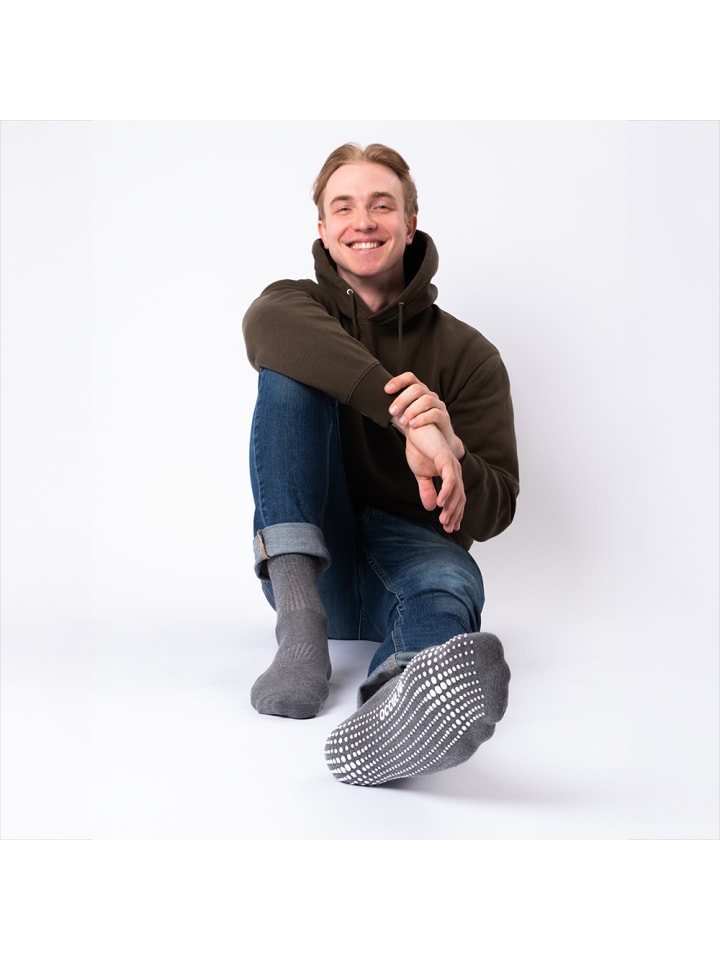 Occulto 4er Pack Stoppersocken Andi in Schwarz-Grau günstig kaufen