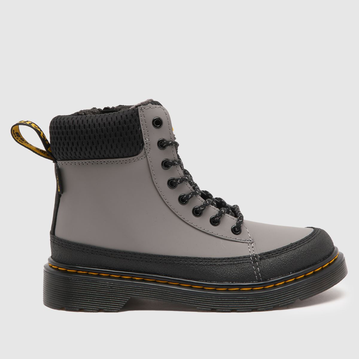 Dr Martens ljusgrå 1460 krage Junior stövlar